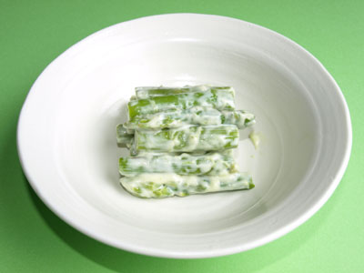 アスパラのスキムあえ