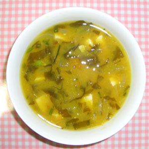 かぼちゃのみそ汁