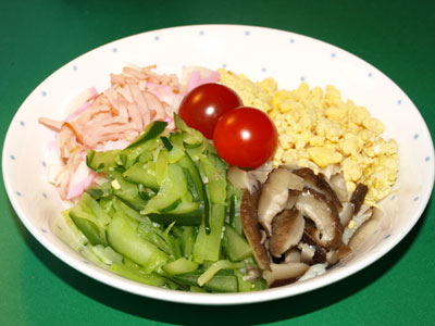 具入り冷やしそうめん