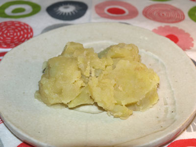 さつまいもとりんごの重ね煮