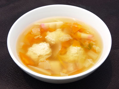 肉だんごのスープ
