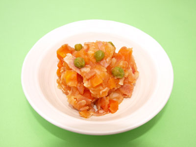 ベーコンとじゃがいものケチャップ煮