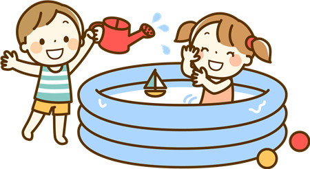 水あそび