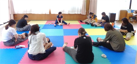 親子ストレッチ