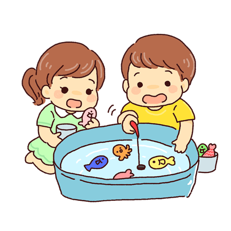 水あそび&魚つり