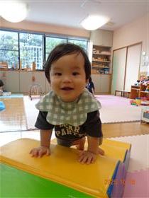 笑顔の赤ちゃん