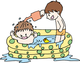 水あそび