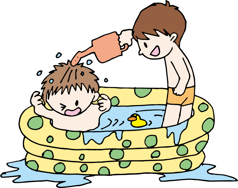 水あそび