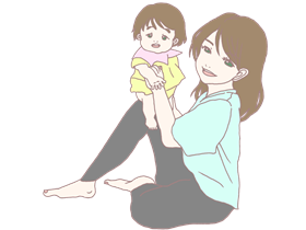 親子ストレッチ