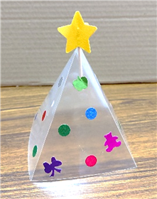 スケルトンのクリスマスツリー