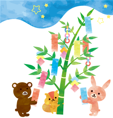 七夕かざり