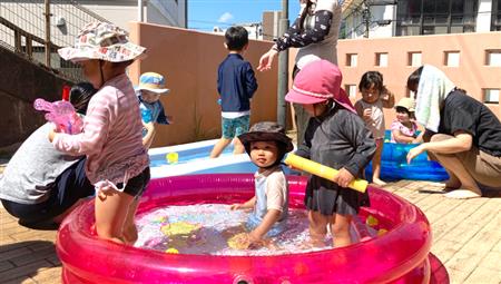 水あそび