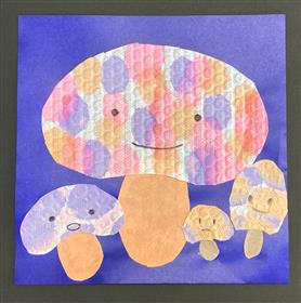 カラフルキノコ