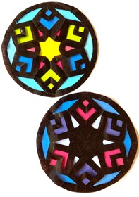 雪のステンドグラス