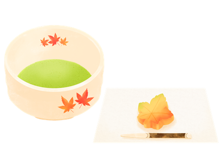 秋のお抹茶
