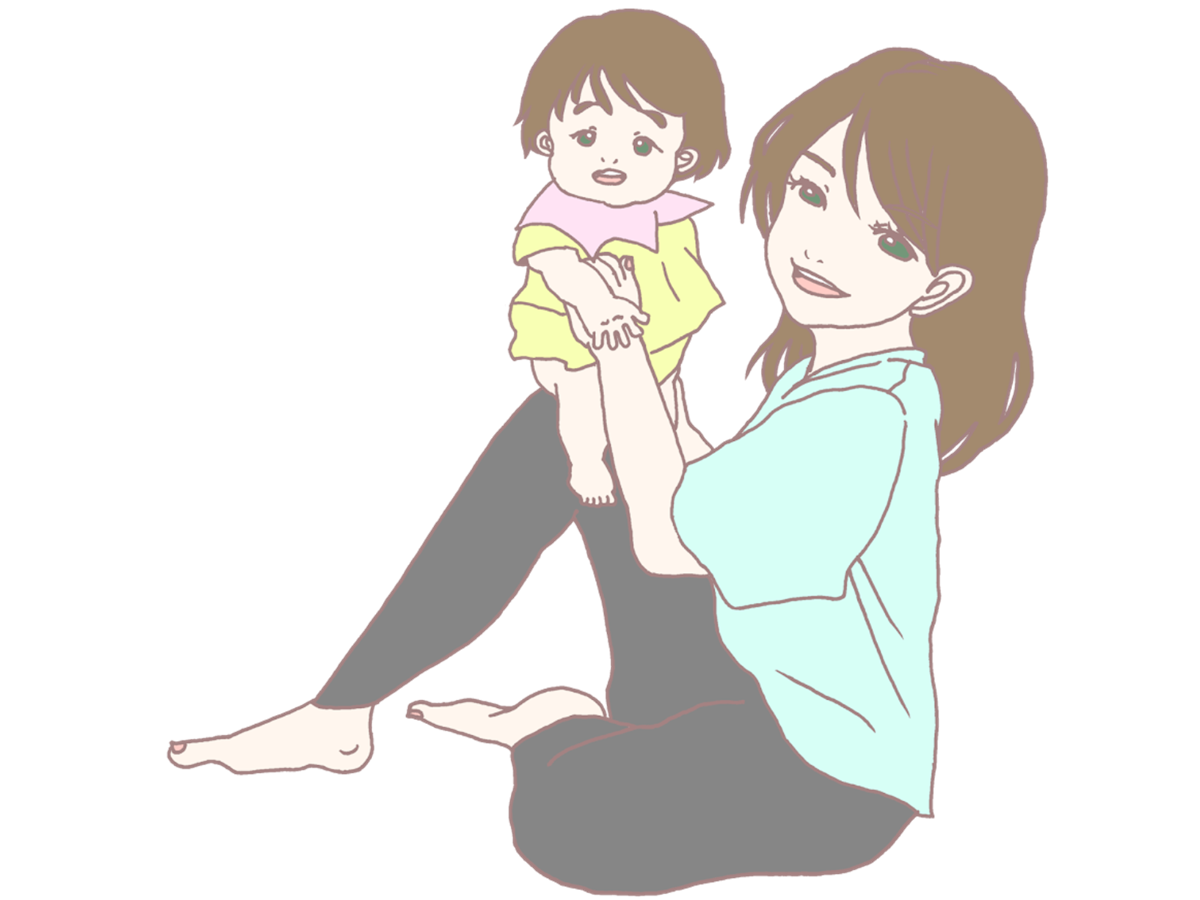 親子ストレッチ