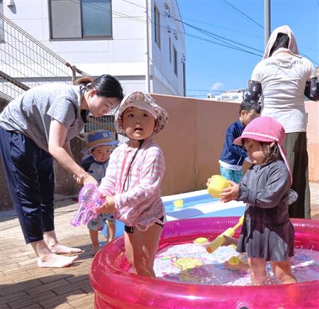 水あそび
