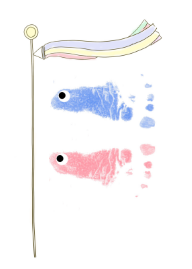 足形こいのぼり
